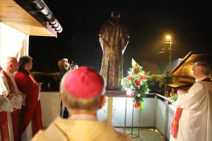 poświęcenie figury świętego maksymiliana
